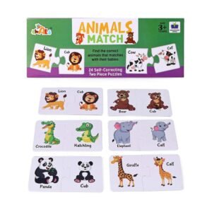 Animal Match | Educational Game Cum Jig Saw Puzzle For Pre School Early Learning Activity Game