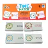 Time Match | Educational Game Cum Jig Saw Puzzle For Pre School Early Learning Activity Game