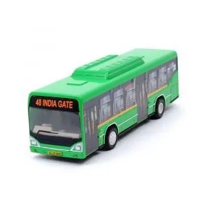 Low Floor Toy Bus - Centy Pull Back Action Toy Bus