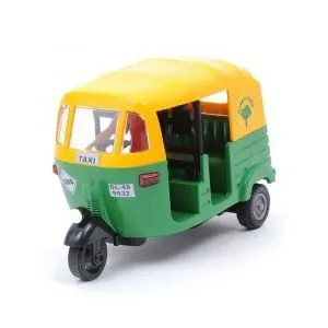 CNG Auto Rickshaw Centy Toys - Yellow Green