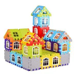 My House Building Blocks Set-1 ( 72 Pieces ) - EKTA