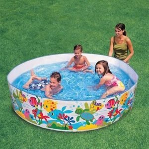 6 Feet Diameter Hard Coral Reef Swimming Pool Cum Bath Tub - Intex