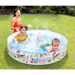 4 Feet Diameter Hard Coral Reef Water Pool Cum Bath Tub - Intex