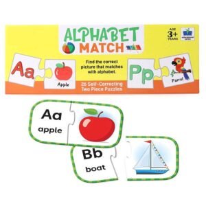 Alphabet Match | Educational Game Cum Jig Saw Puzzle For Pre School Early Learning Activity Game