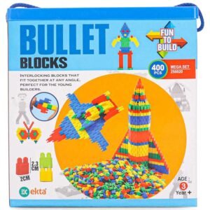 Ekta Bullet Blocks Mega Set - 400 Pieces