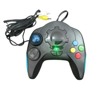 98000 in 1 TV Video Game Console - Plug and Play, TV Supported Classic Handheld for Single Player (Built-in Games) in Sleek Black