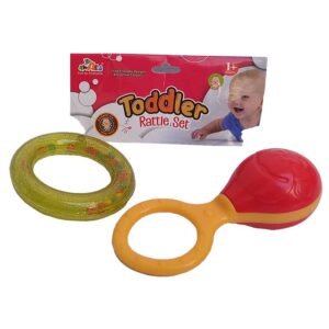 Toddler Rattle Set Cum Teether Pack of 2 For New Born Babies