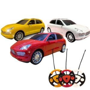 Speed X 6 Racer Remote Control Car Rechargeable Auto Function High Speed for Kids 1:20 Scale and 3D Lights | With 1 Key Auto Demo And With Steering Wheel Remote