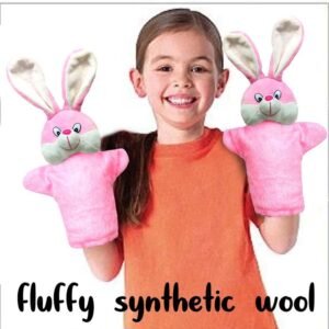 Rabbit Animal Hand Puppet Soft Toy For Kids | Animals Storytelling Hand Puppets Soft Rabbit | Hand Puppets for Kid's Learning Playing | Gift For Kids (Rabbit)
