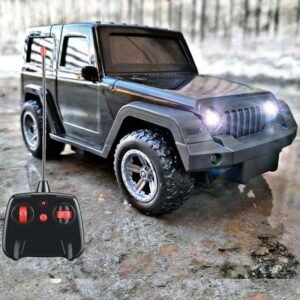 High Speed Thar Model Musical Toy Car Gaddi Remote Control Rechargeable