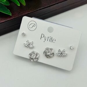 Fancy Combo Earrings Silver CE84