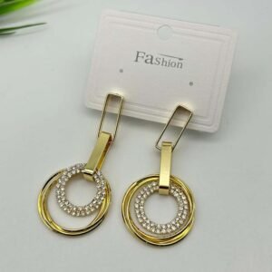 Glimmering Circle Earrings ER713