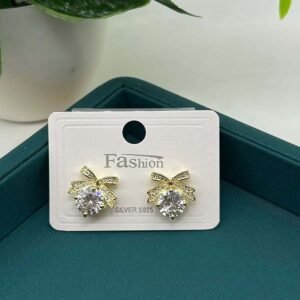 Sparkling Ribbon Earrings ER999